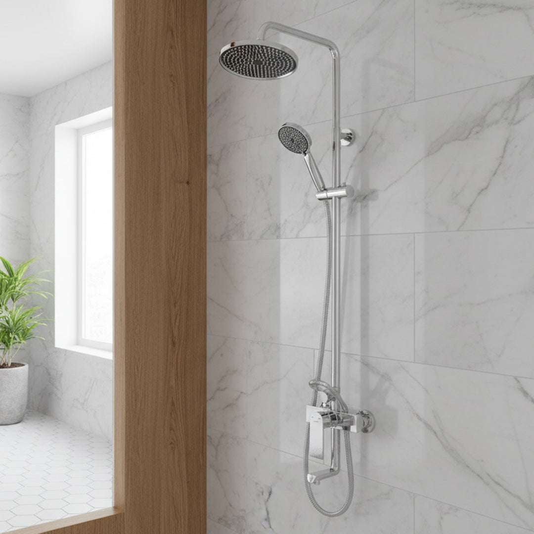 خلاط دش مسطرة كروم/ FLAGON/AF16622/CH