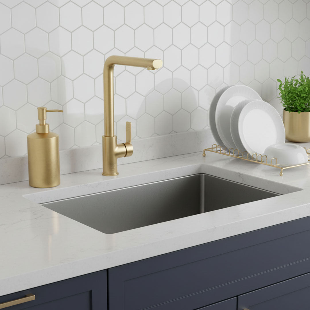 خلاط مجلي ذهبي فلاجون FLAGON - فاخر للمطبخ