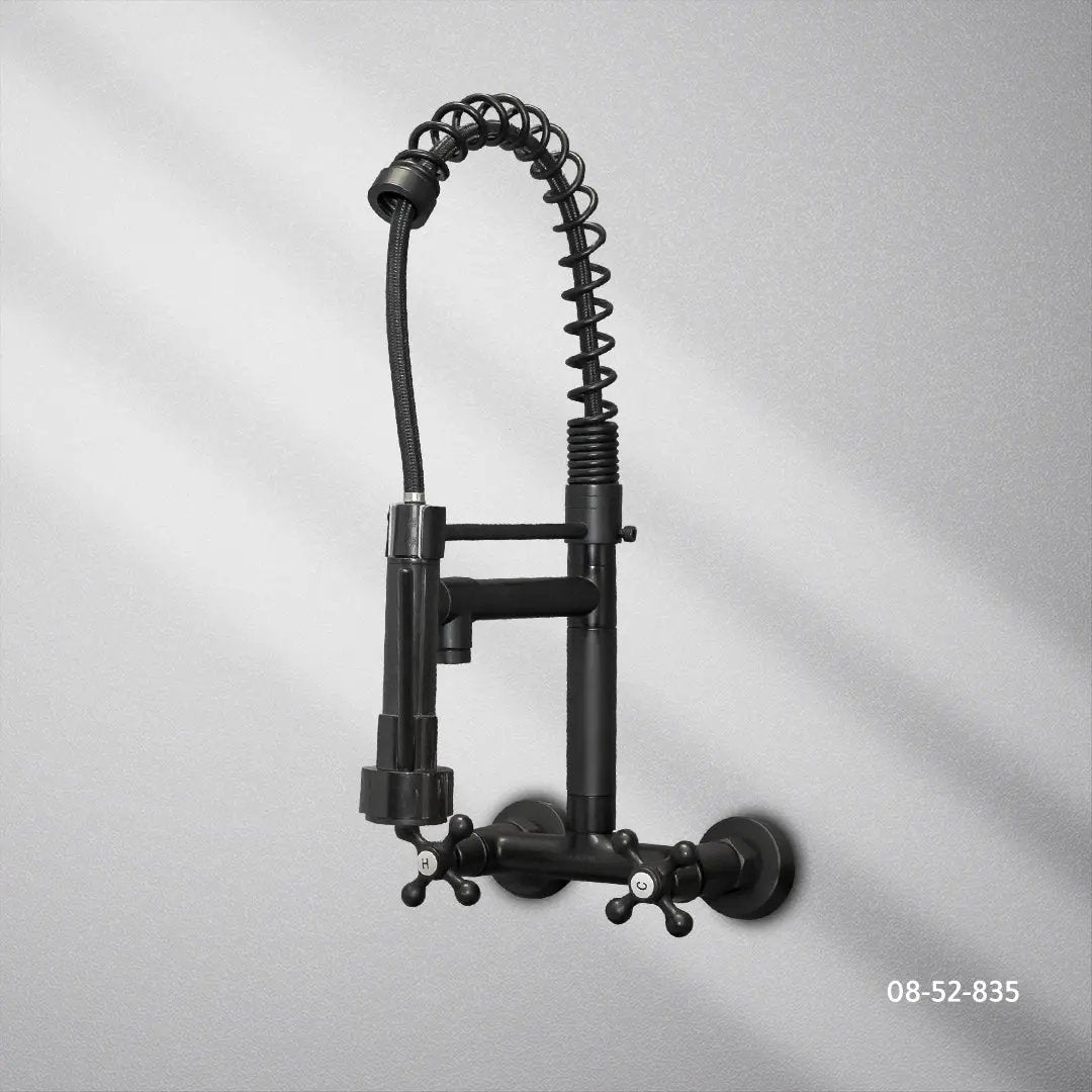 خلاط مجلي جداري FLAGON - أسود - Zinco