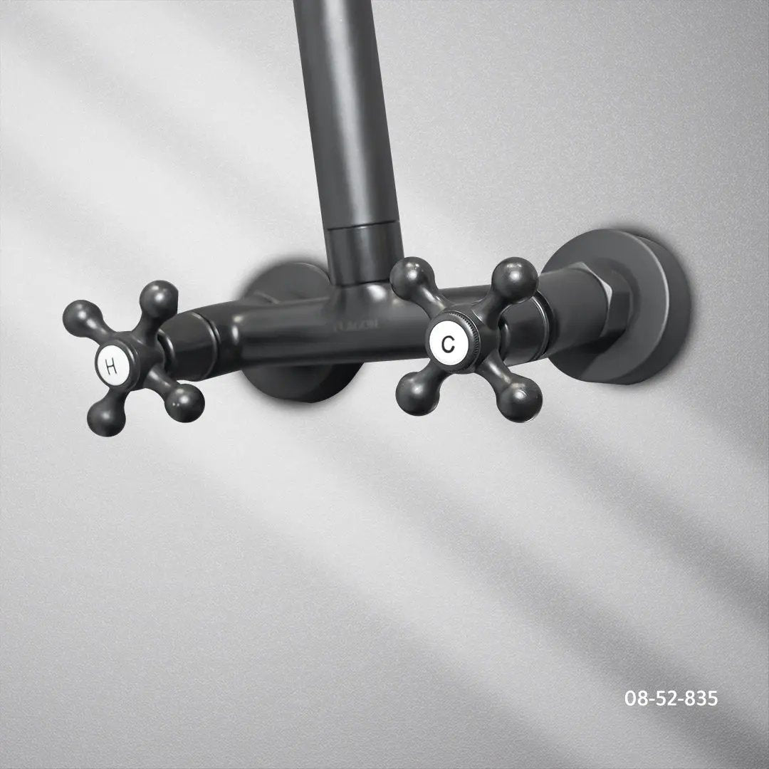 خلاط مجلي جداري FLAGON - أسود - Zinco