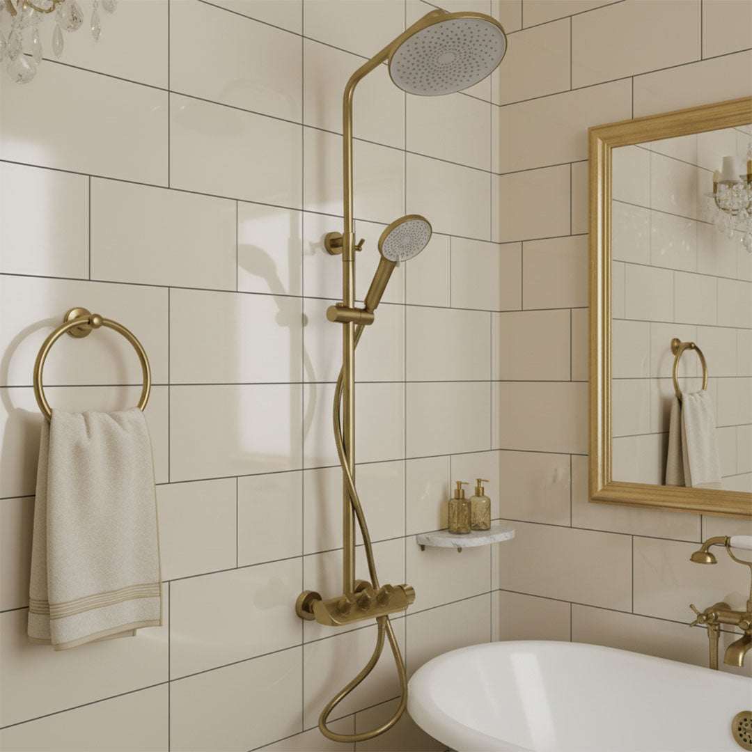 خلاط دش مسطرة ذهبي FLAGON 8203BG