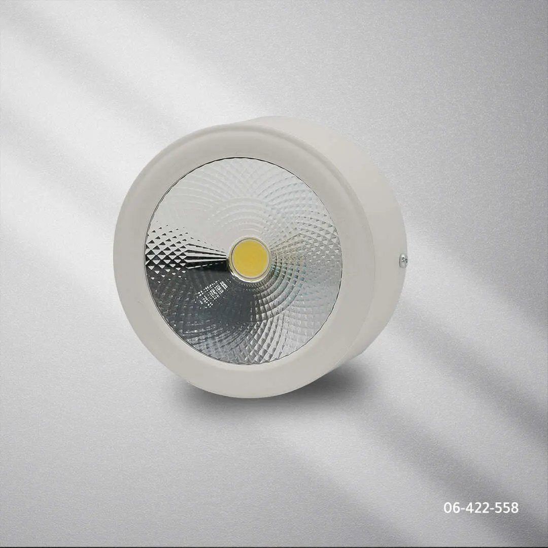 كشاف داون لايت برميل بوقاتى 15 وات أبيض - Zinco