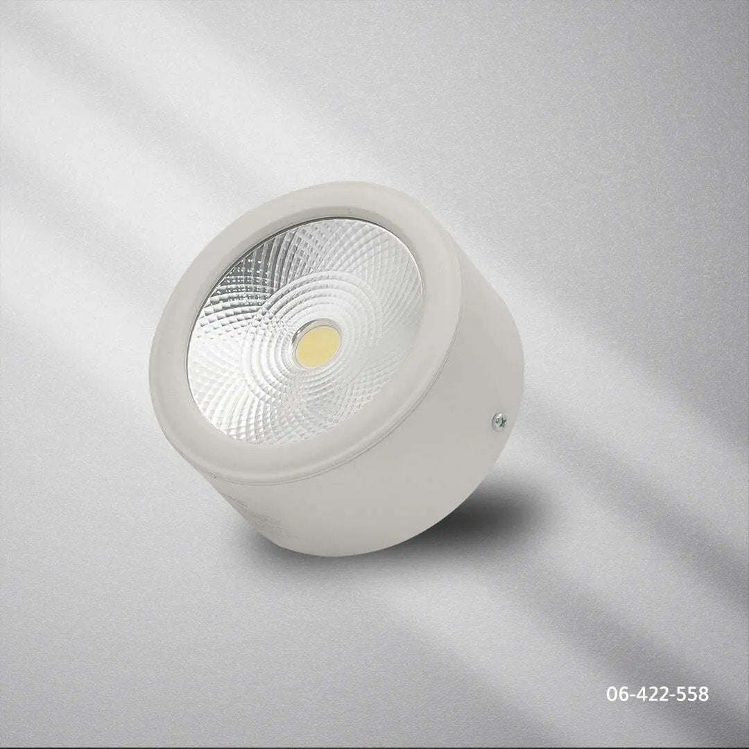 كشاف داون لايت برميل بوقاتى 15 وات أبيض - Zinco