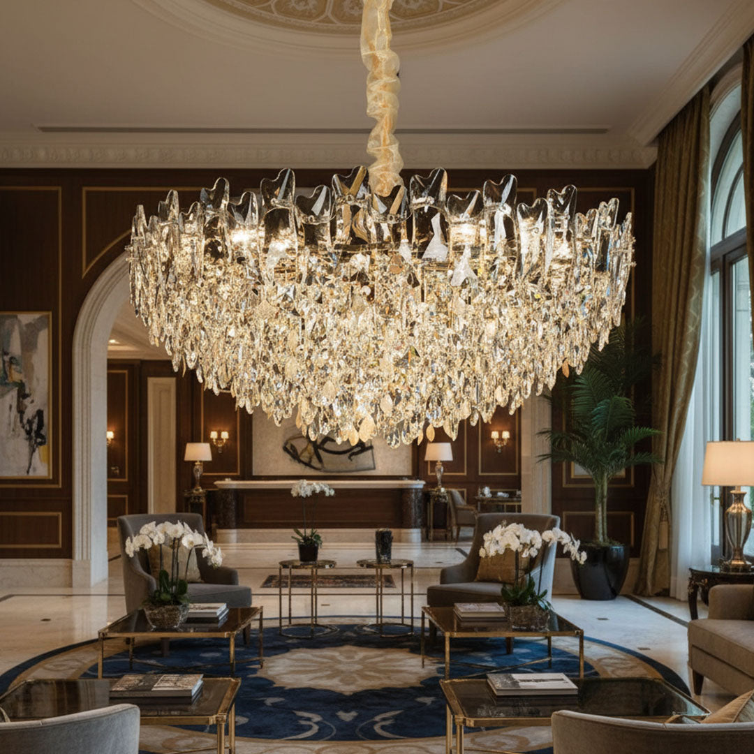 ثريا علاقي كرستال فاخرة 19 ذراع - موديل ZINSA/BGL18051