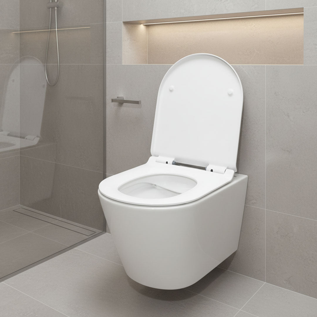 كرسي جداري أبيض وطني BOQATI موديل 4018-180