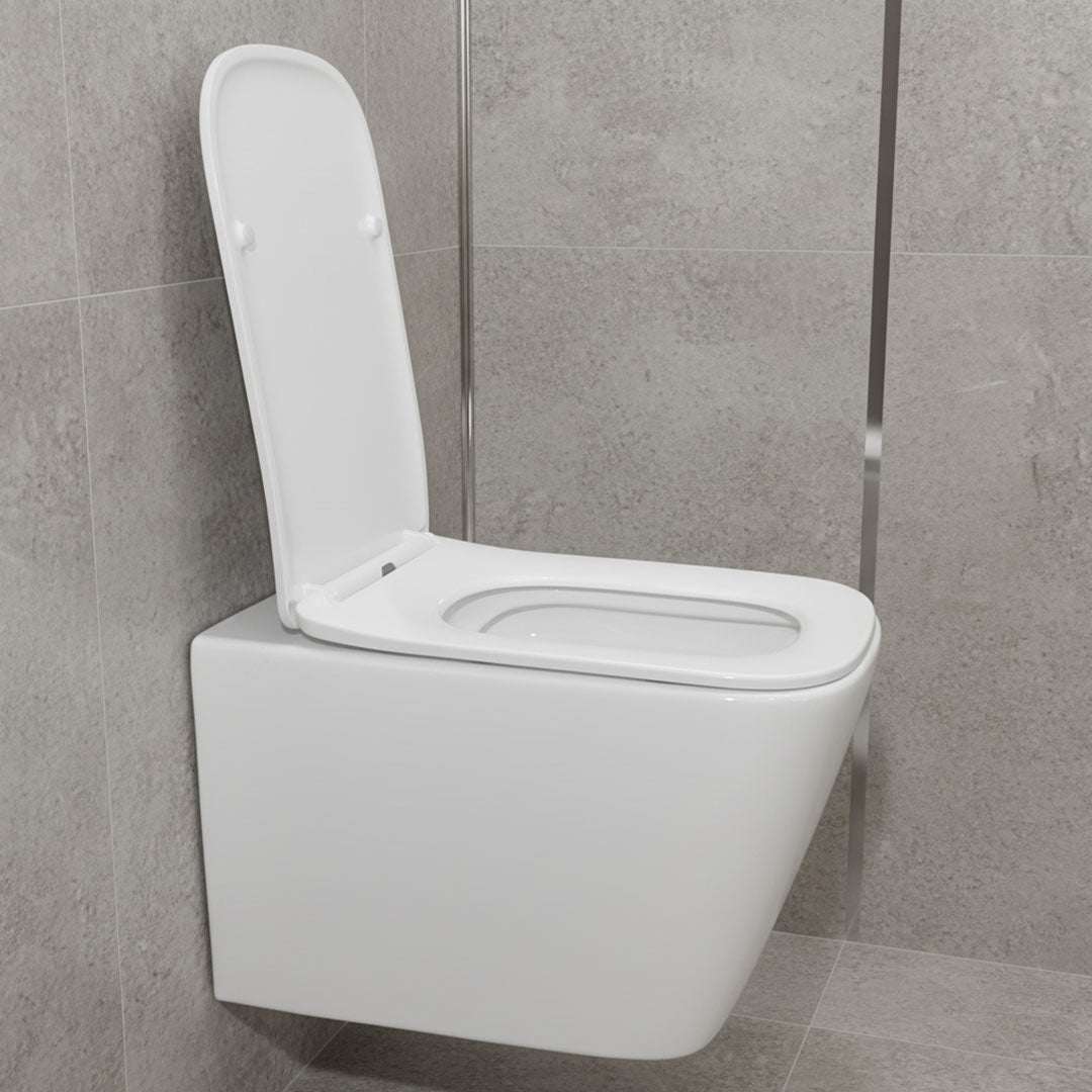 كرسي جداري أبيض وطني BOQATI موديل 4038-180