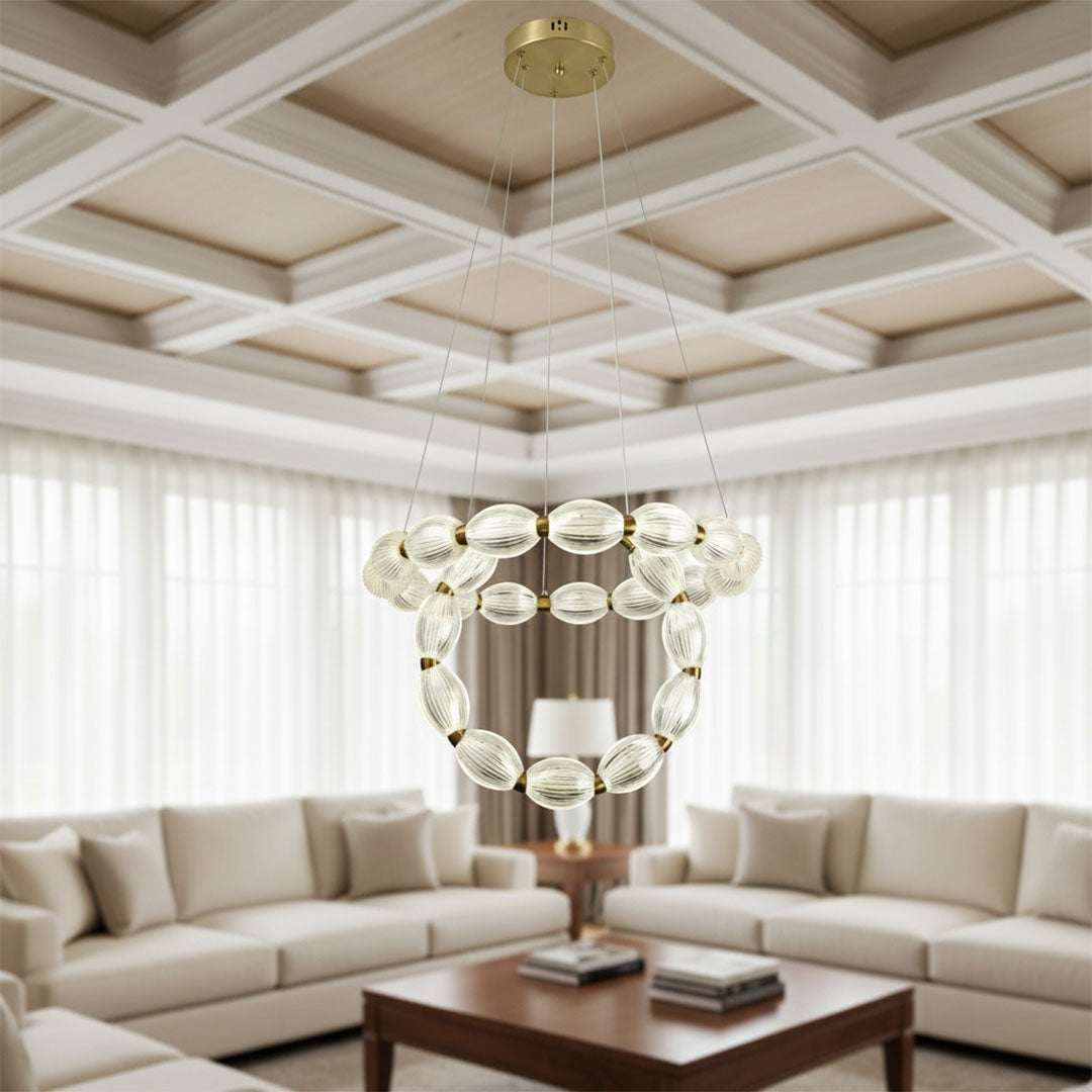 ثريا علاقي LED موديل BOQATI MQL1575 بقوة 45 واط - إنارة داخلية عصرية