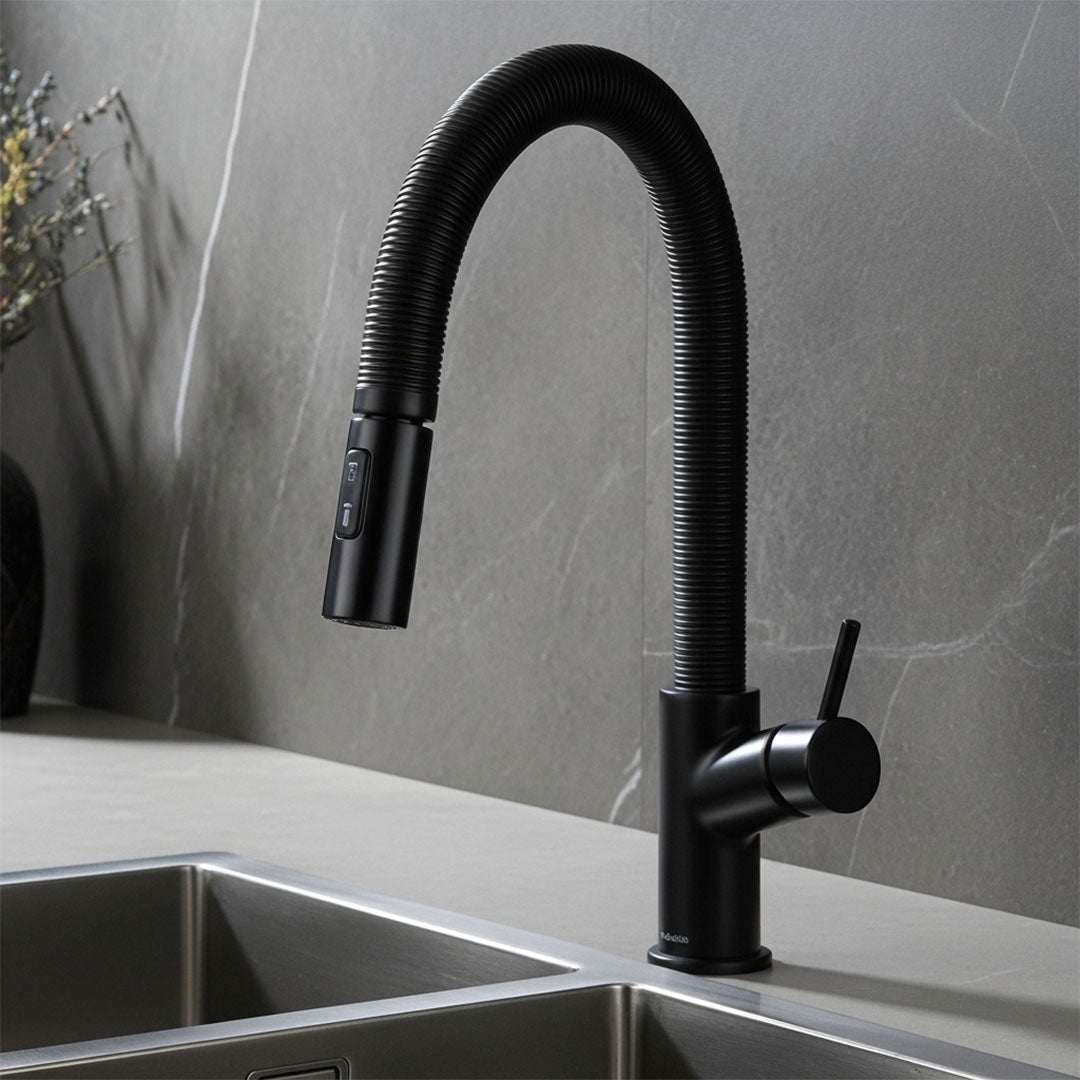 خلاط مجلي متحرك أسود مطفي FLAGON C03-3315AX1