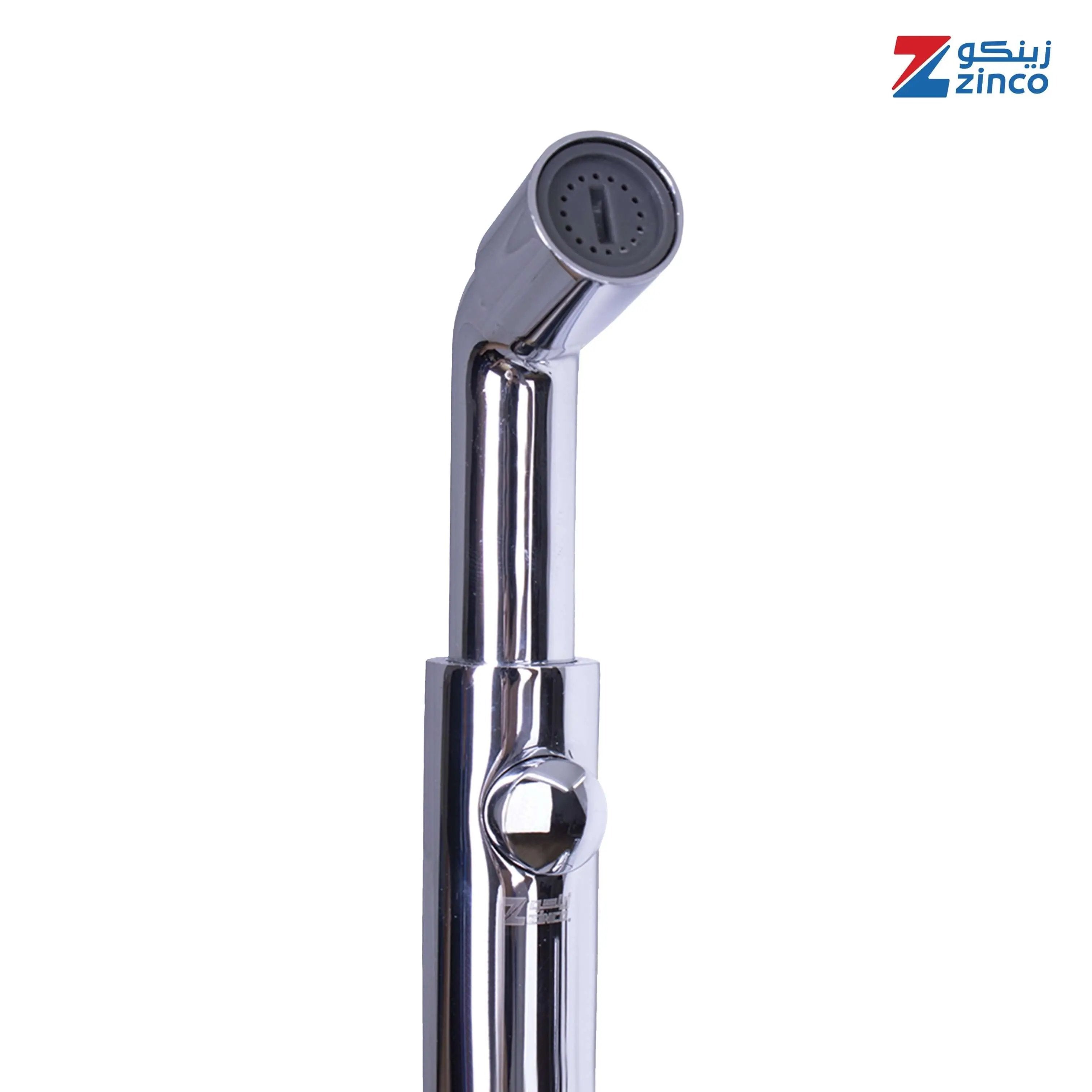 شطاف كروم + محبس زاوية زينكو موديل PT290501 - Zinco