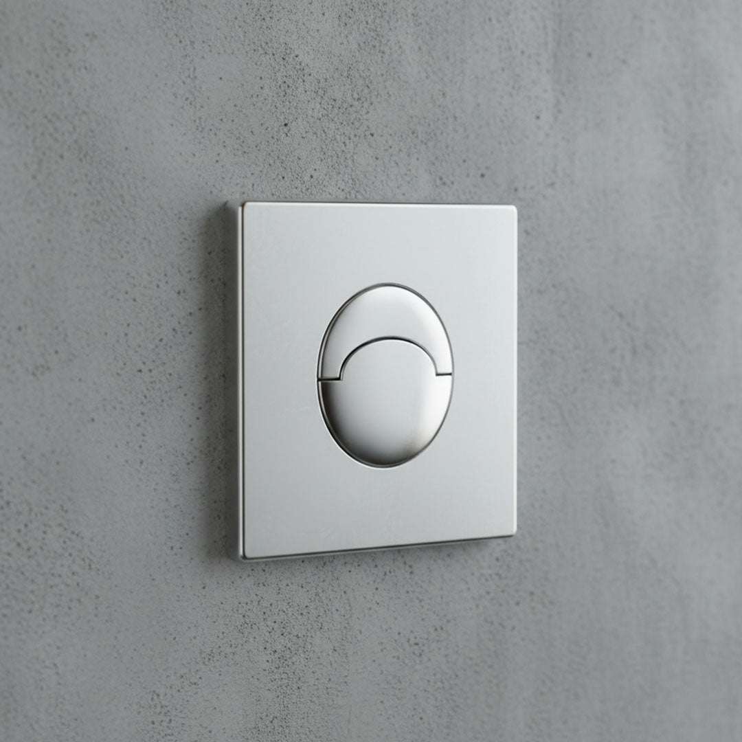 وجه سيفون مخفي دائري كروم BAQATI/YL-015/Chrome