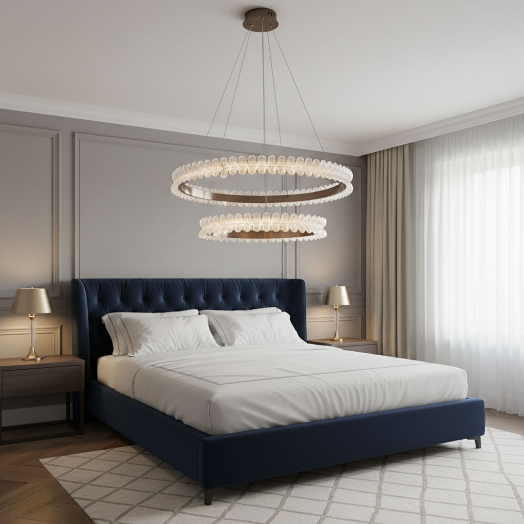 ثريا علاقي BOQATI LED عصري موديل BQ-YMT909 - حلقتين 125W