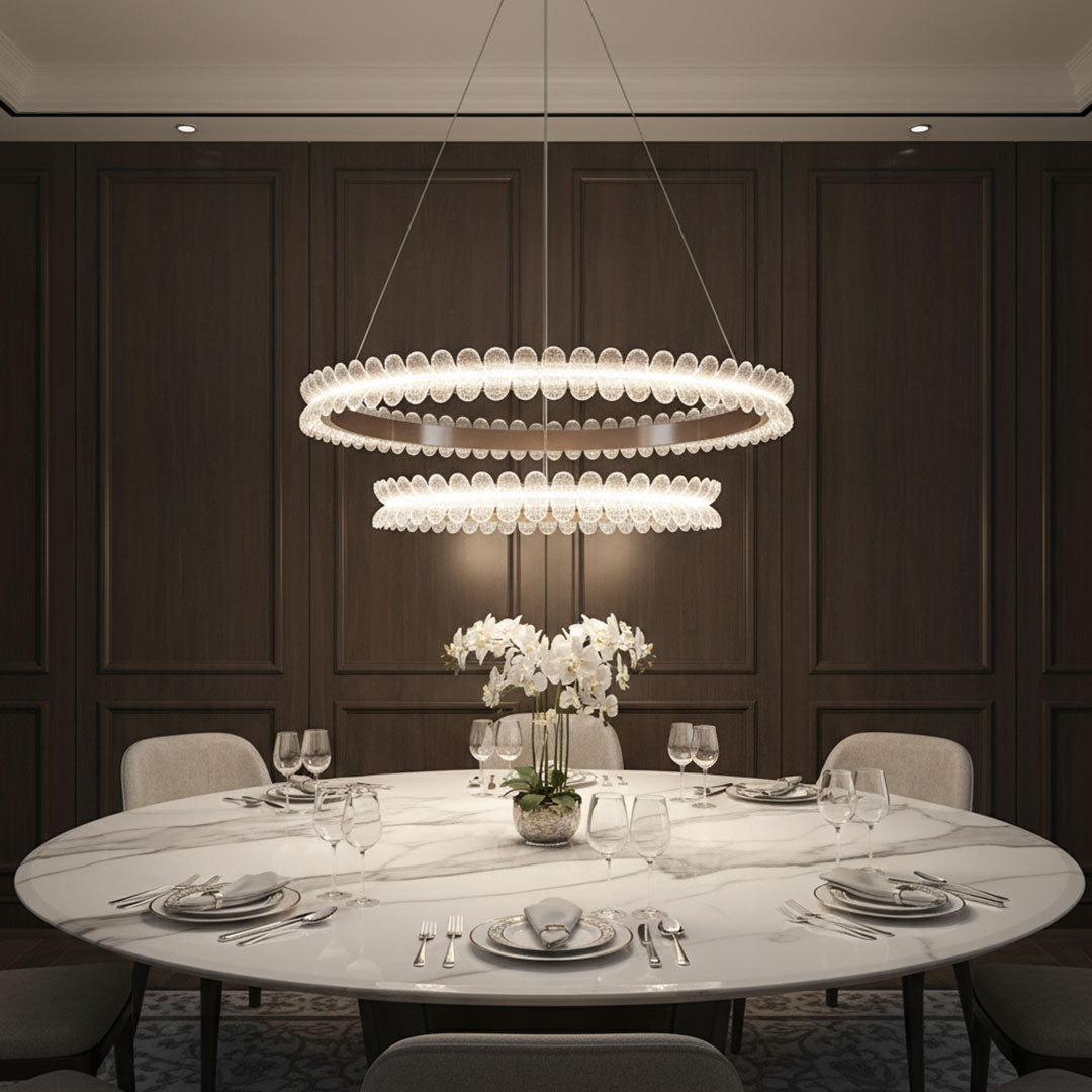 ثريا علاقي BOQATI LED عصري موديل BQ-YMT909 - حلقتين 125W