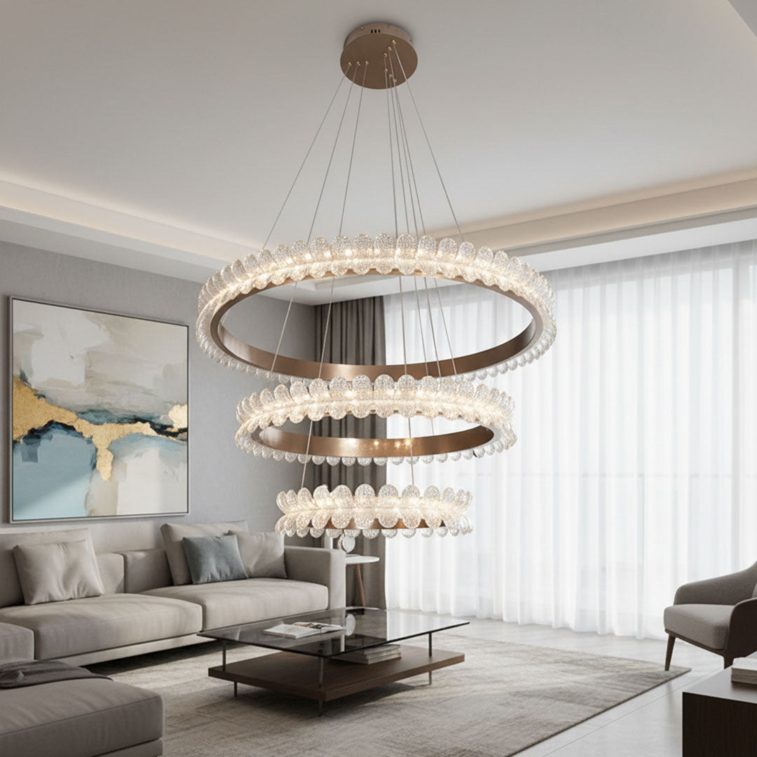 ثريا علاقي BOQATI LED عصري موديل BQ-YMT909 - 3 حلقات 180W