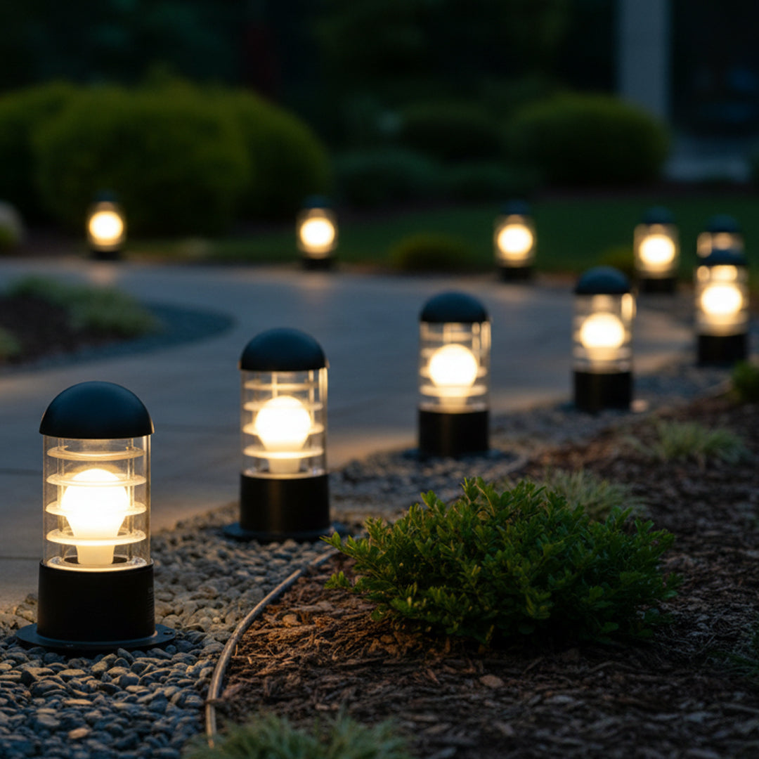 كشاف سلندر BOQATI ألمونيوم أسود موديل BQ-YW3188 - H25 E27