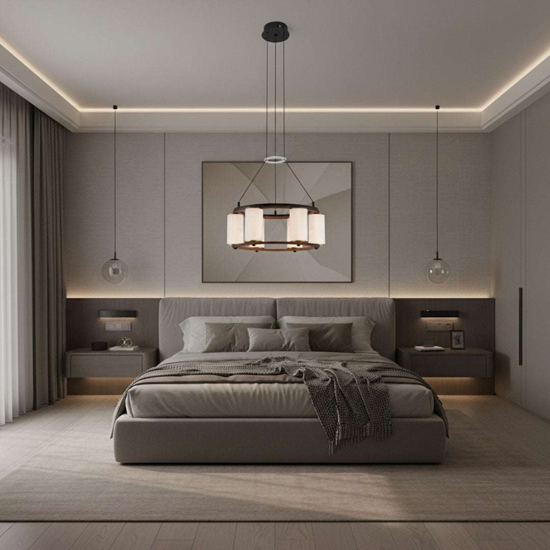 ثريا علاقي ليد BOQATI 48 وات دائري - 60 سم - موديل MQM1106/6R