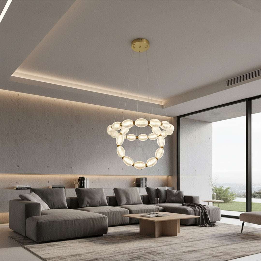 ثريا علاقي LED موديل BOQATI MQL1575 بقوة 45 واط - إنارة داخلية عصرية