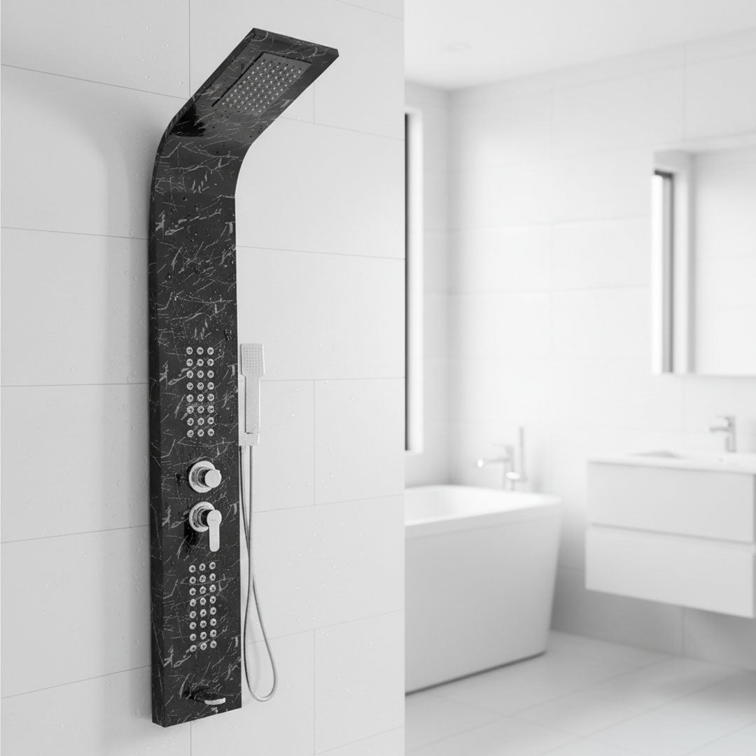 دش مخفي BOQATI أسود مرخم موديل SK-8019