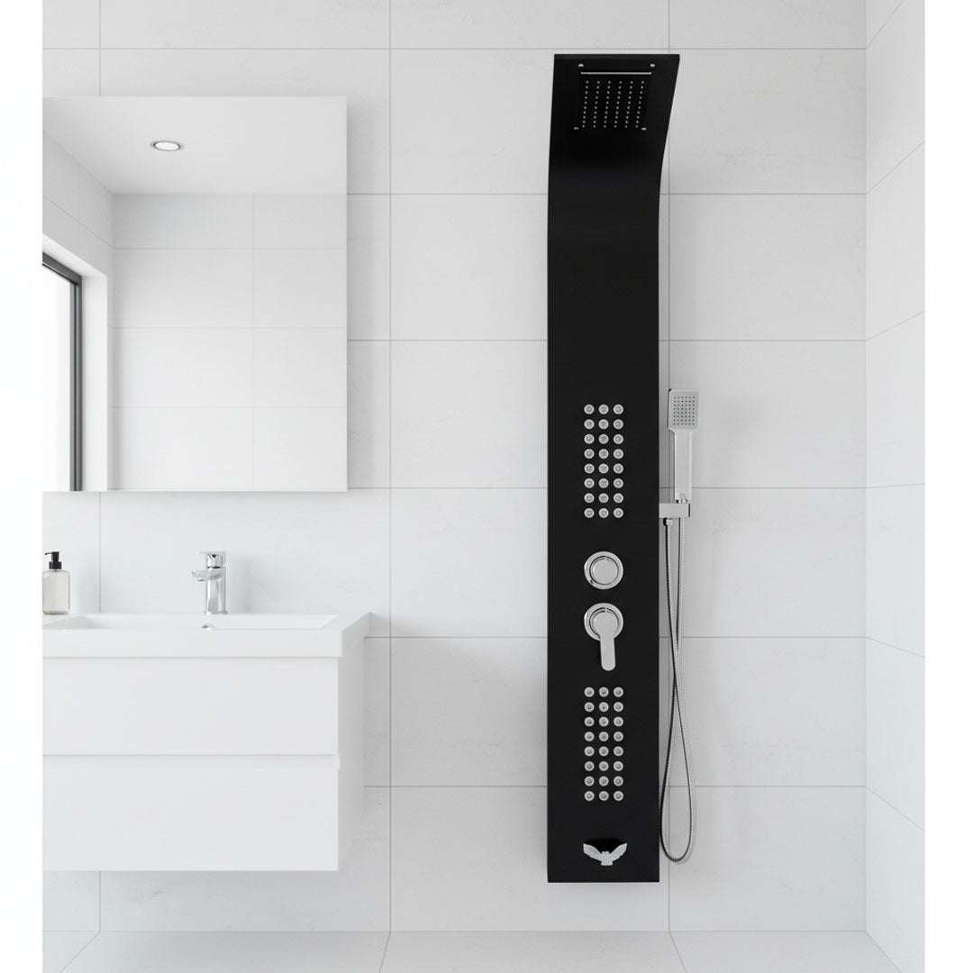 دش مخفي BOQATI أسود مطفي موديل SK-8019