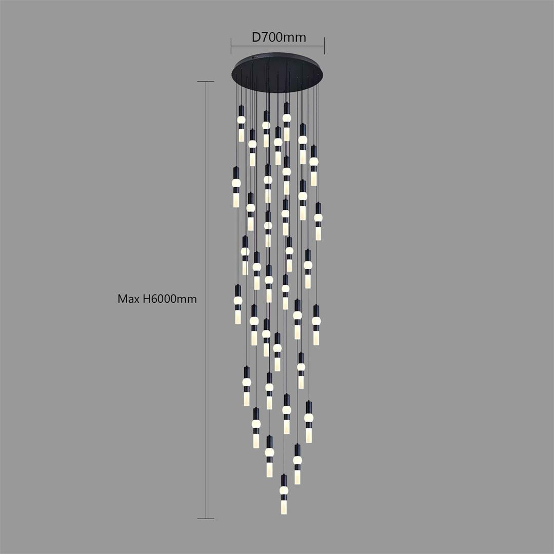 ثريا علاقي LED BOQATI فاخرة موديل BQ-QC2086-36 - 350 وات