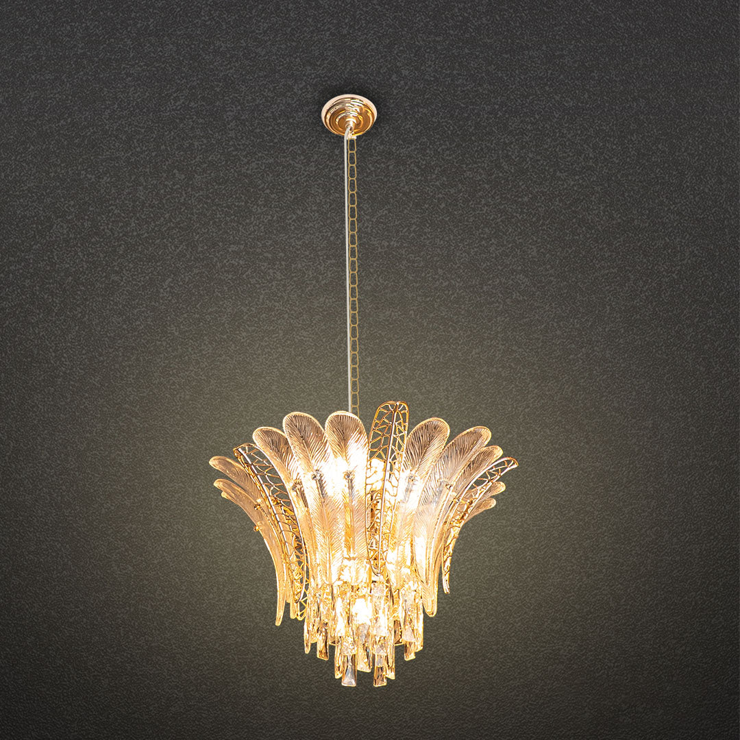 ثريا كرستال علاقي ZINSA - 9 لمبات E14 - قطر 600مم