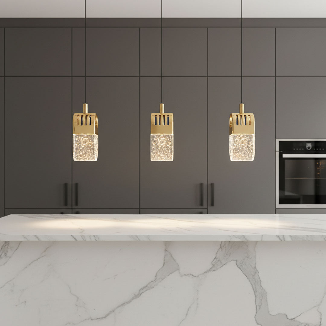 ثريا علاقي LED 7وات ZINSA ذهبي 3000K