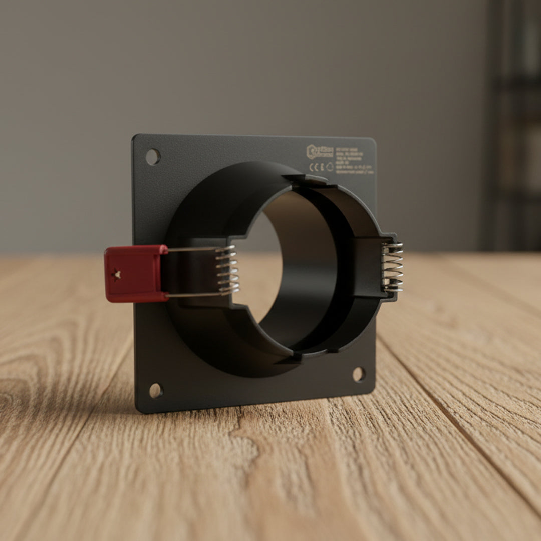 فريم كشاف مفرد مربع أسود بلاستيك BOQATI BQ-H 505 - إطار إضاءة عصري