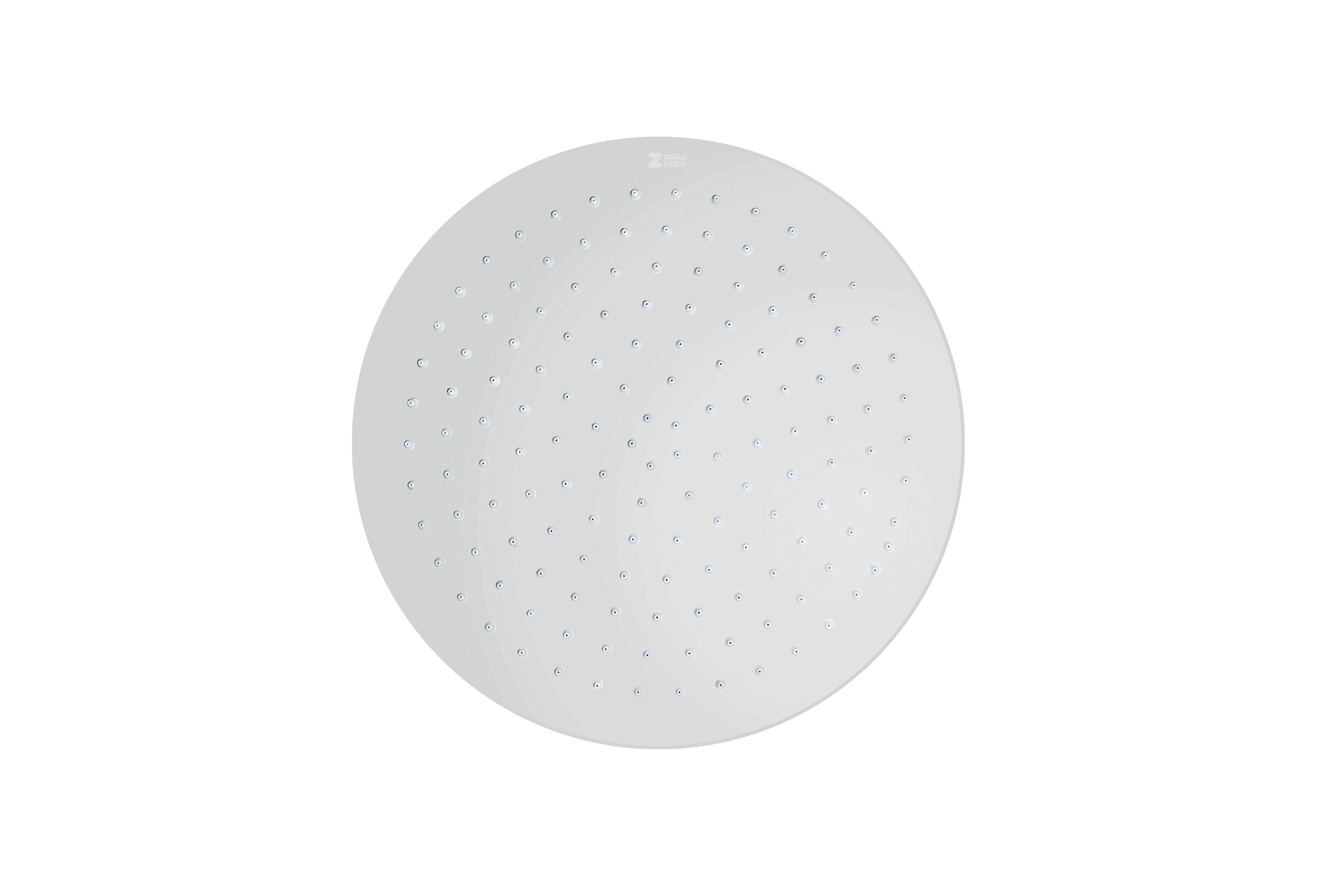 راس دش دائري سقف كروم ZINCO - Zinco
