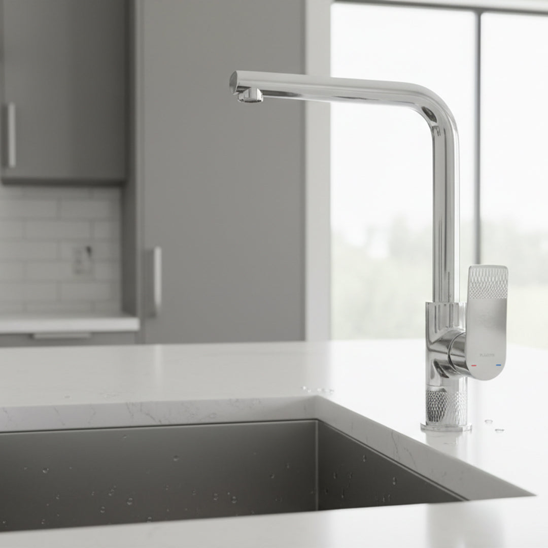 خلاط مجلي كروم FLAGON AF16612 - تصميم عصري للمطابخ