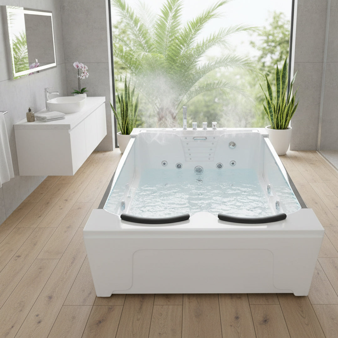 جاكوزي ابيض مستطيل FLAGON/8742/1350*1800