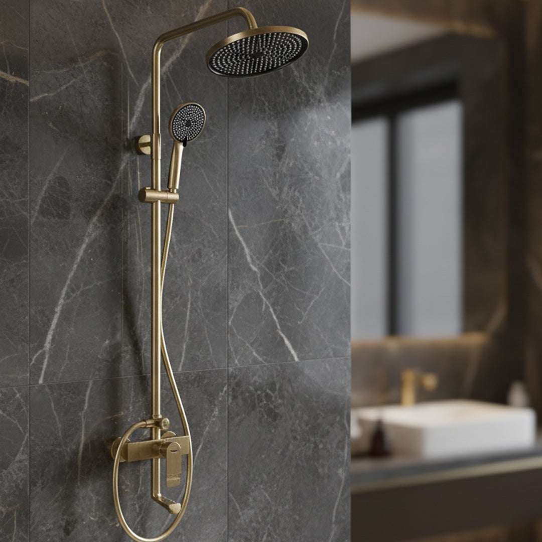 خلاط دش مسطرة ذهبي/FLAGON/AF16622/GD