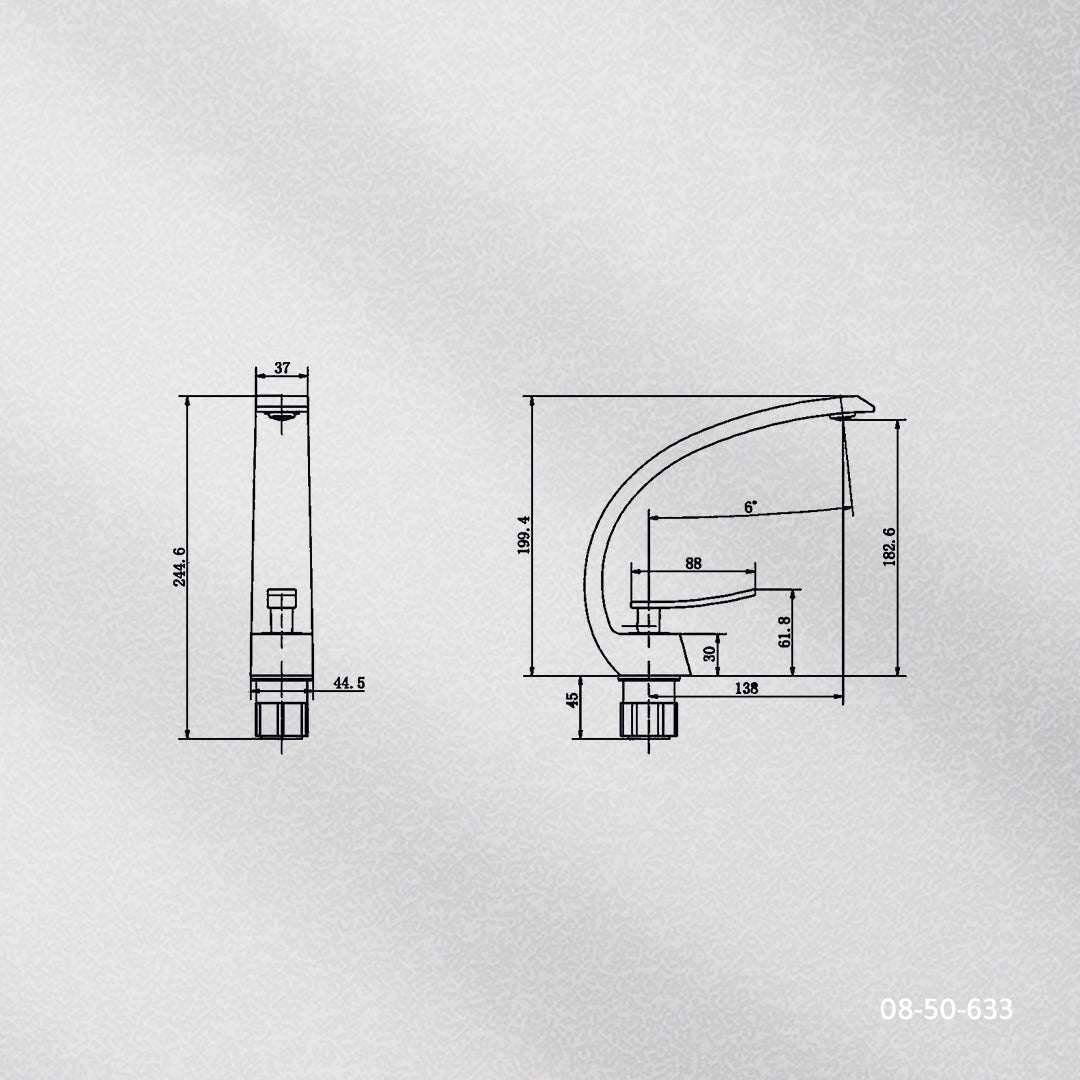 خلاط مغسلة كروم FLAGON FA-7999 - تصميم عصري لامع