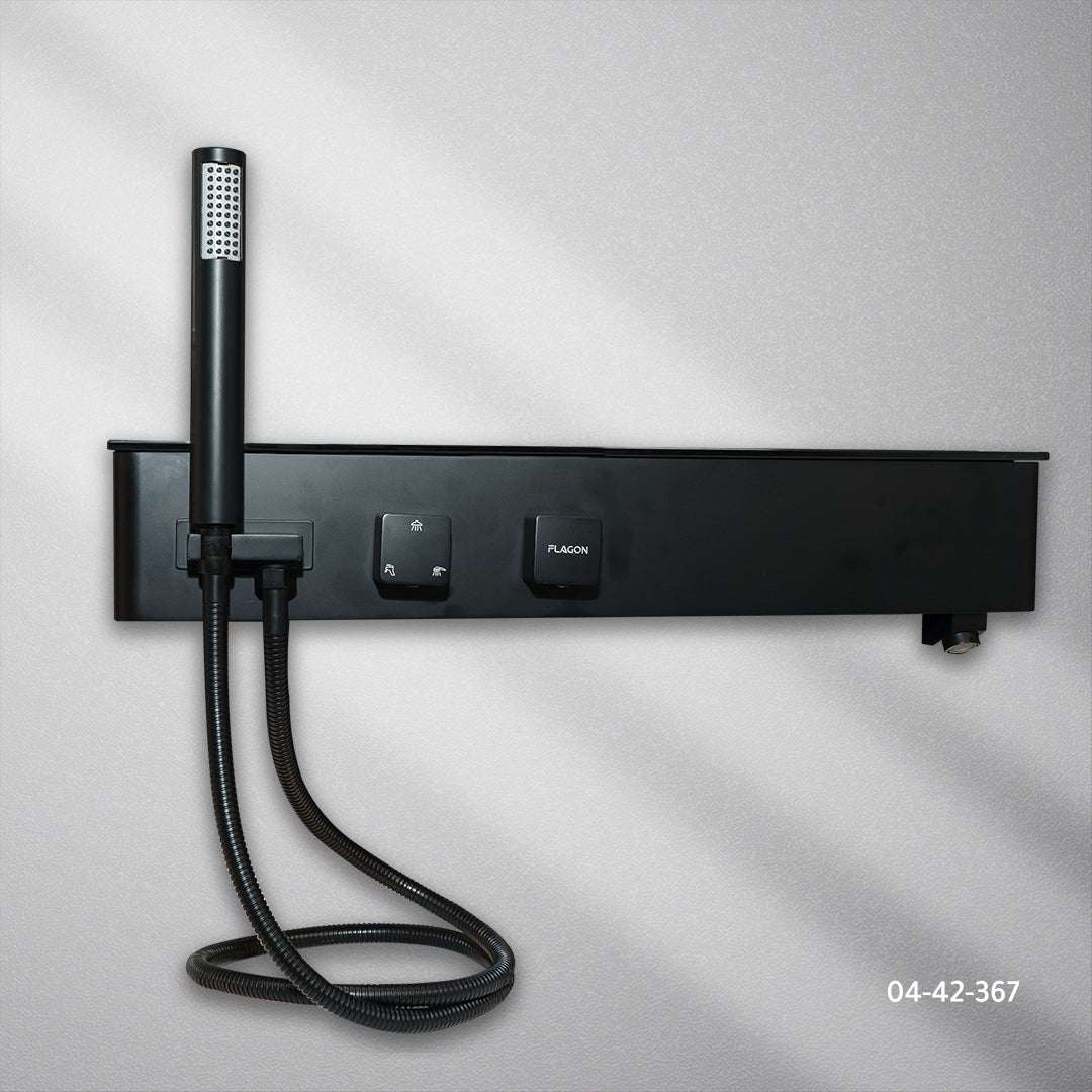 دش مخفي استيل أسود FLAGON MT-5673/BK - تصميم عصري فاخر