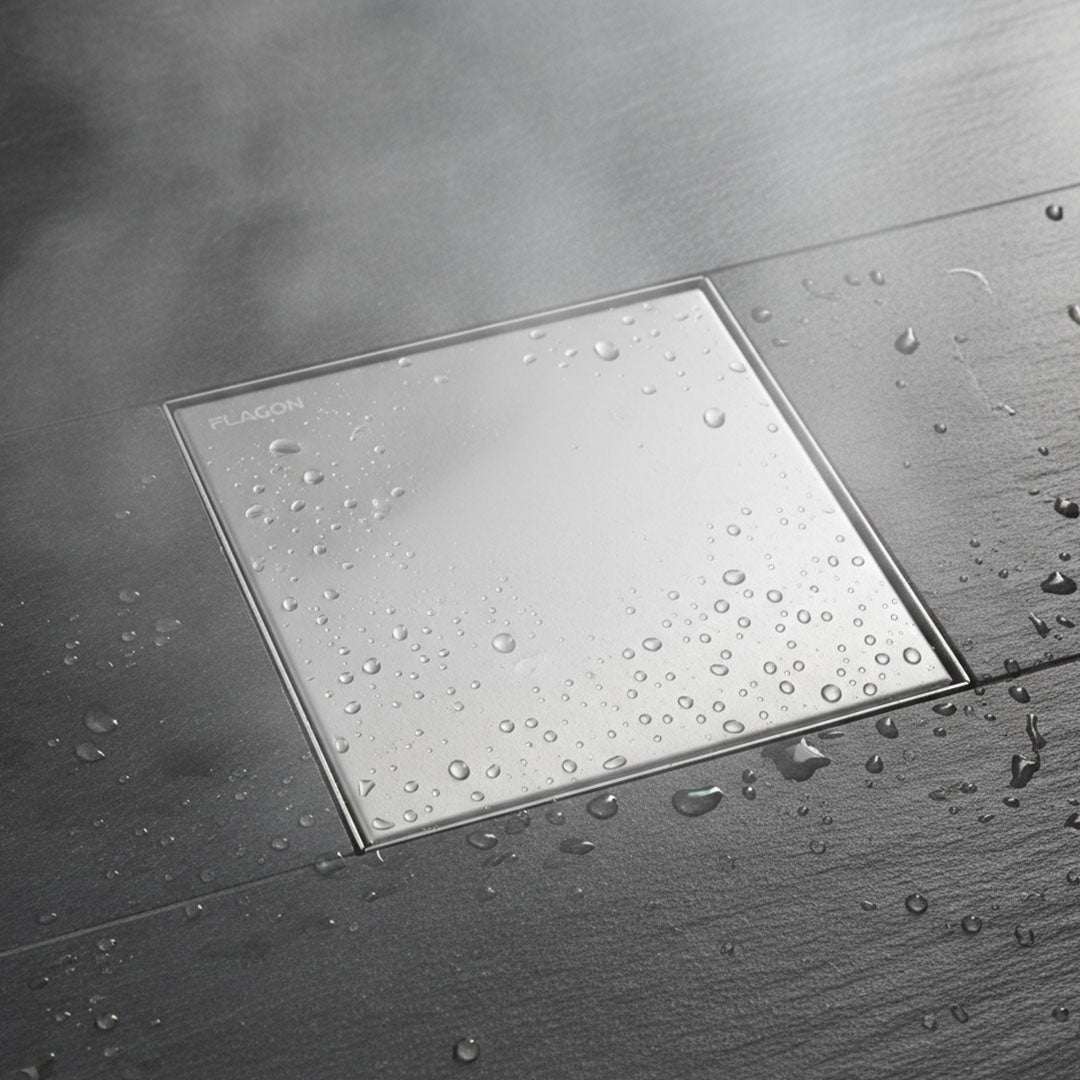 صفاية شاور بلاط استيل كروم مطفي Flagon XB-A159C-20C - 20×20 سم