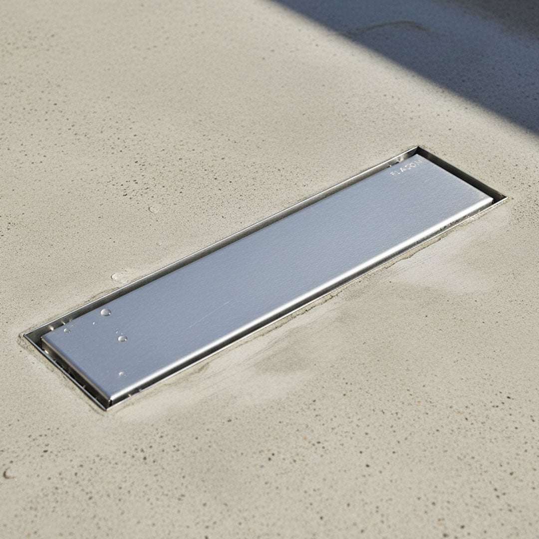 صفاية شاور بلاط استيل كروم مطفي Flagon XBT-A155-30C - 8×30 سم