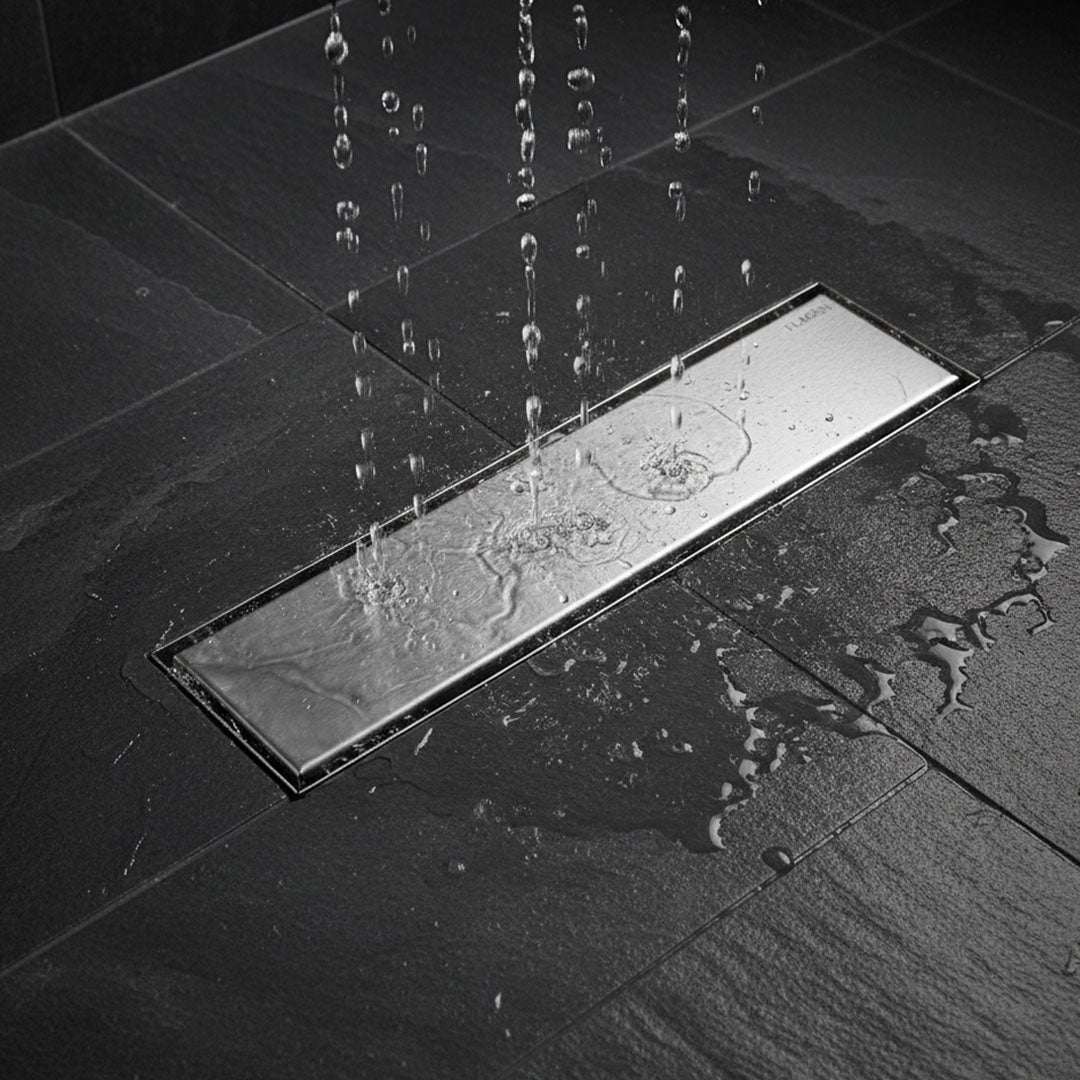 صفاية شاور بلاط استيل كروم مطفي Flagon XBT-A155-30C - 8×30 سم