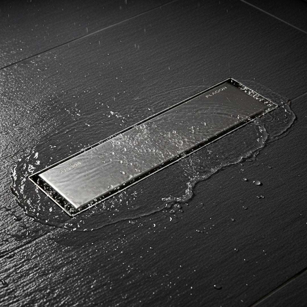 صفاية شاور بلاط استيل كروم مطفي Flagon XBT-A155-40C - 8×40 سم