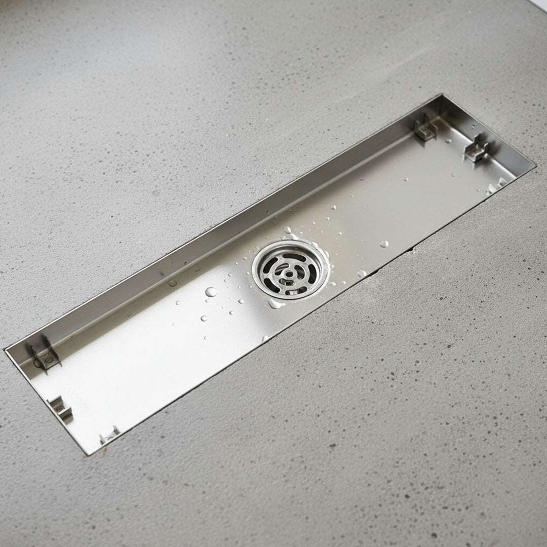 صفاية شاور بلاط استيل كروم مطفي Flagon XBT-A155-40C - 8×40 سم