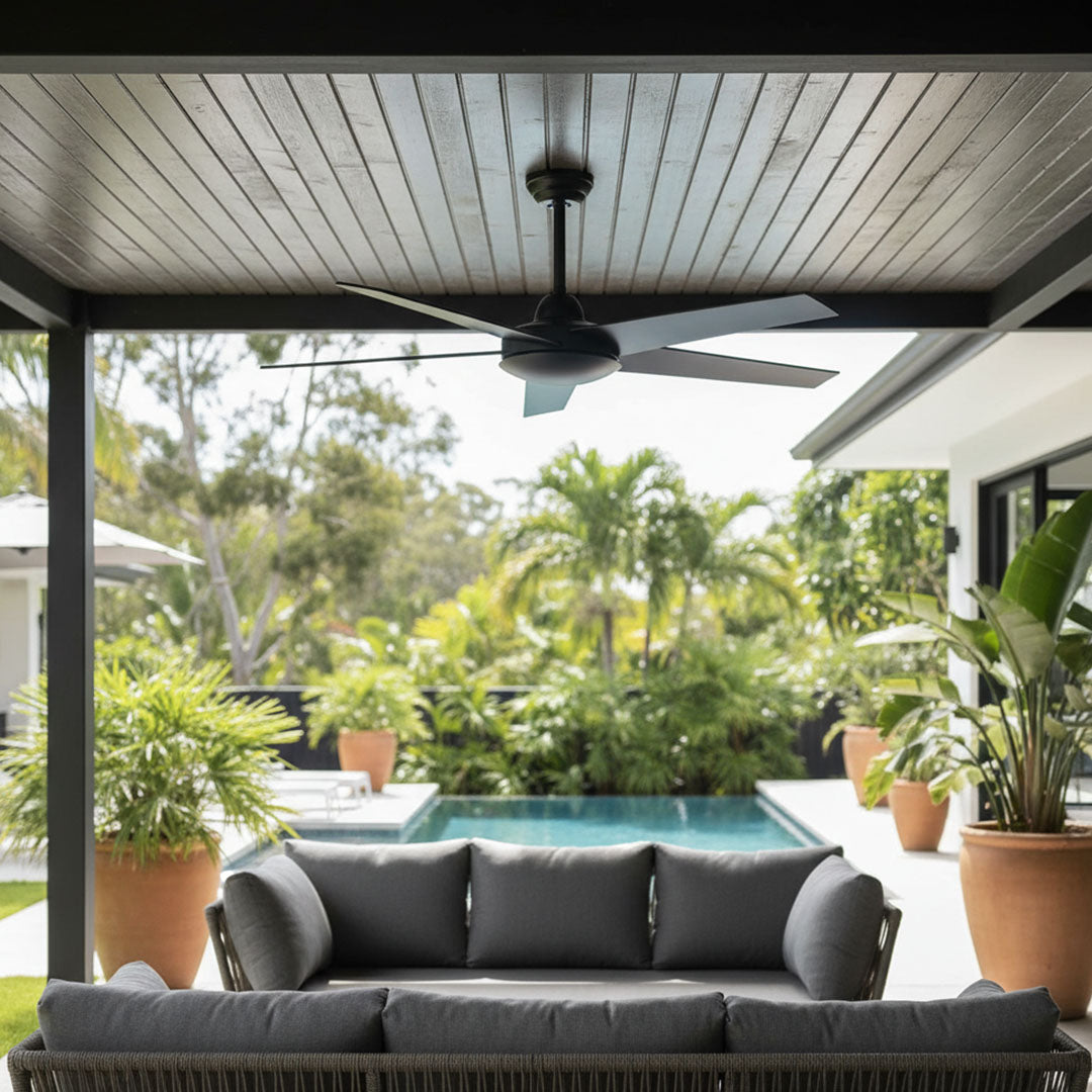 مروحة سقف سوداء HieP FSD2855 - 30 وات