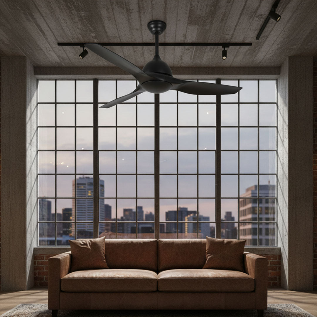 مروحة سقف سوداء HieP FSD2370A - 40 وات