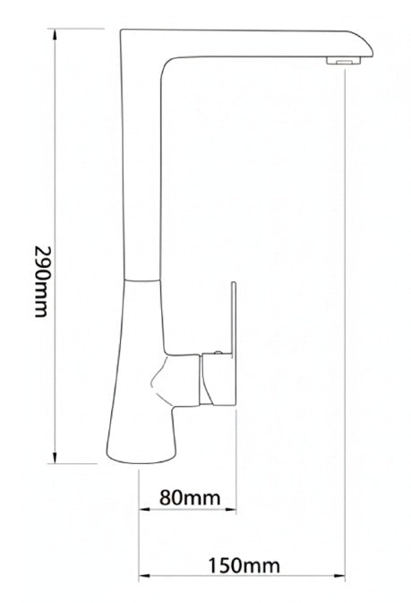 خلاط مجلي ذهبي فلاجون FLAGON - فاخر للمطبخ
