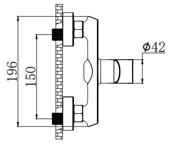 خلاط شطاف ذهبي/ FLAGON/AF16624/GD
