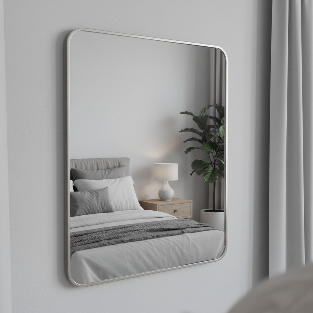 مرآة حمام ZINCO سلفر موديل KR001 - 60×80 سم