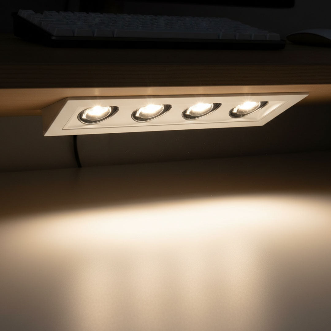 كشاف مجري ZINCO SL-GL005 بقدرة 12 وات - أبيض وأسود