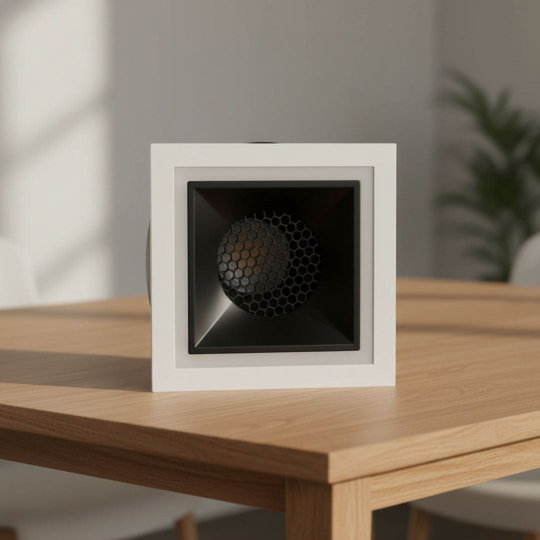 فريم كشاف مفرد ألومنيوم ZINCO SL-SSR-MR1604 - أبيض وأسود