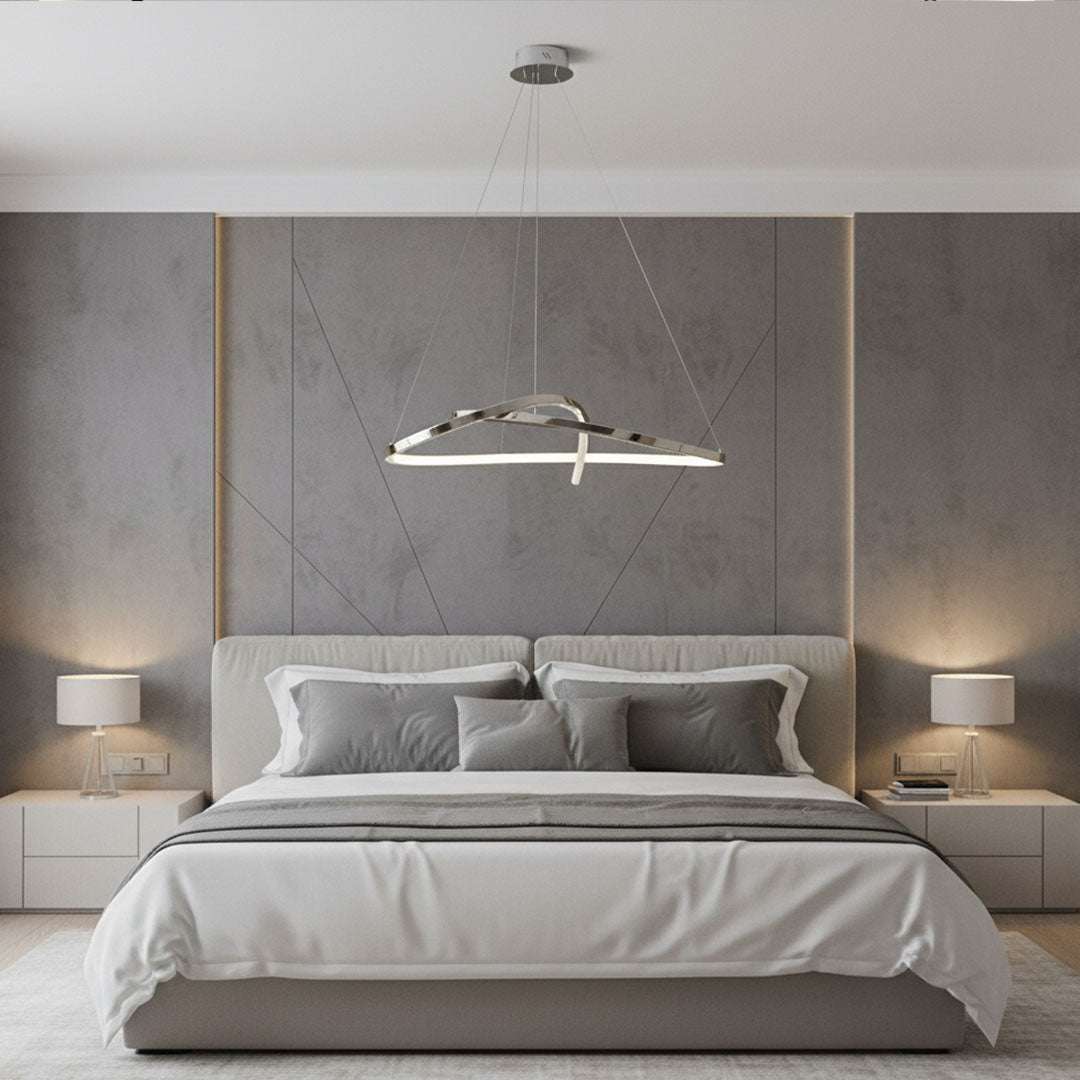 ثريا ليد معلقة زينسا 45 وات - إضاءة عصرية D600 موديل 7837