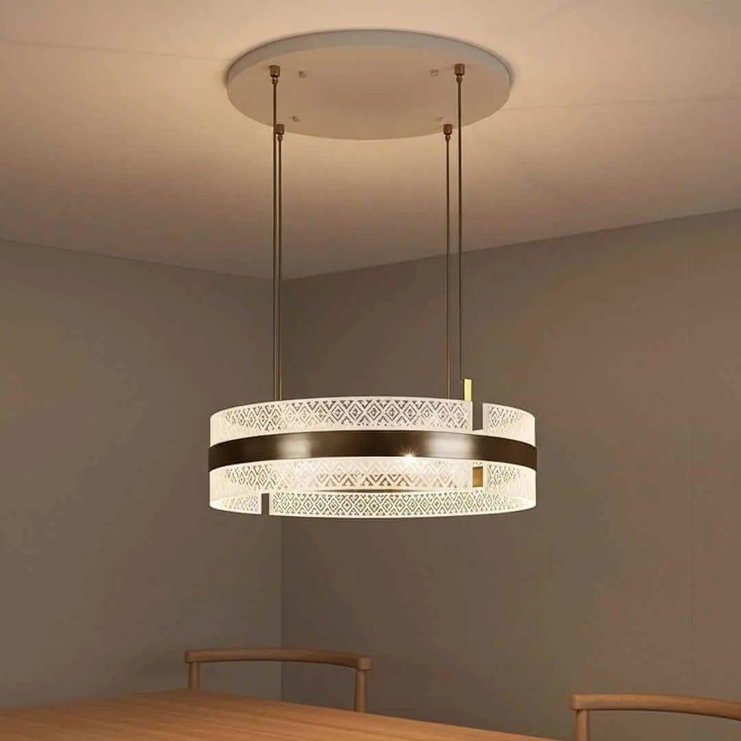 ثريا LED اكريلك ZINSA 51 وات - إضاءة عصرية فاخرة للمنزل