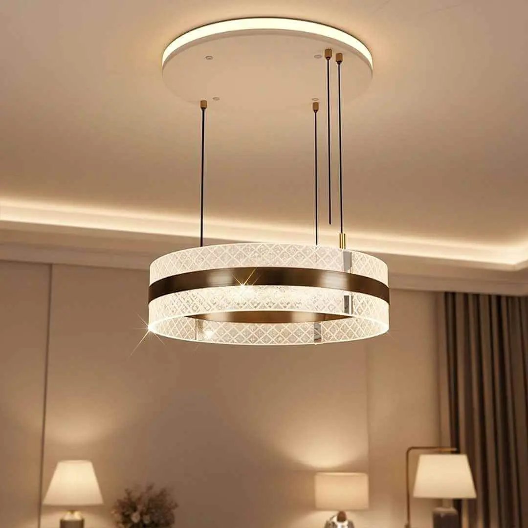 ثريا LED اكريلك ZINSA 51 وات - إضاءة عصرية فاخرة للمنزل