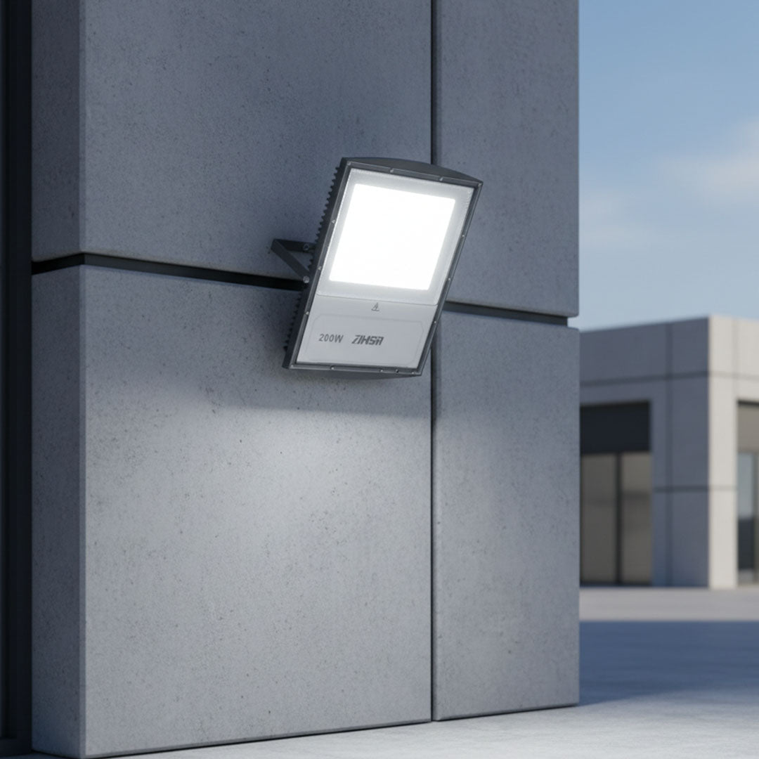 كشاف خارجي متحرك ابيض كهربائي ZINSA/FL316/200W/6500K