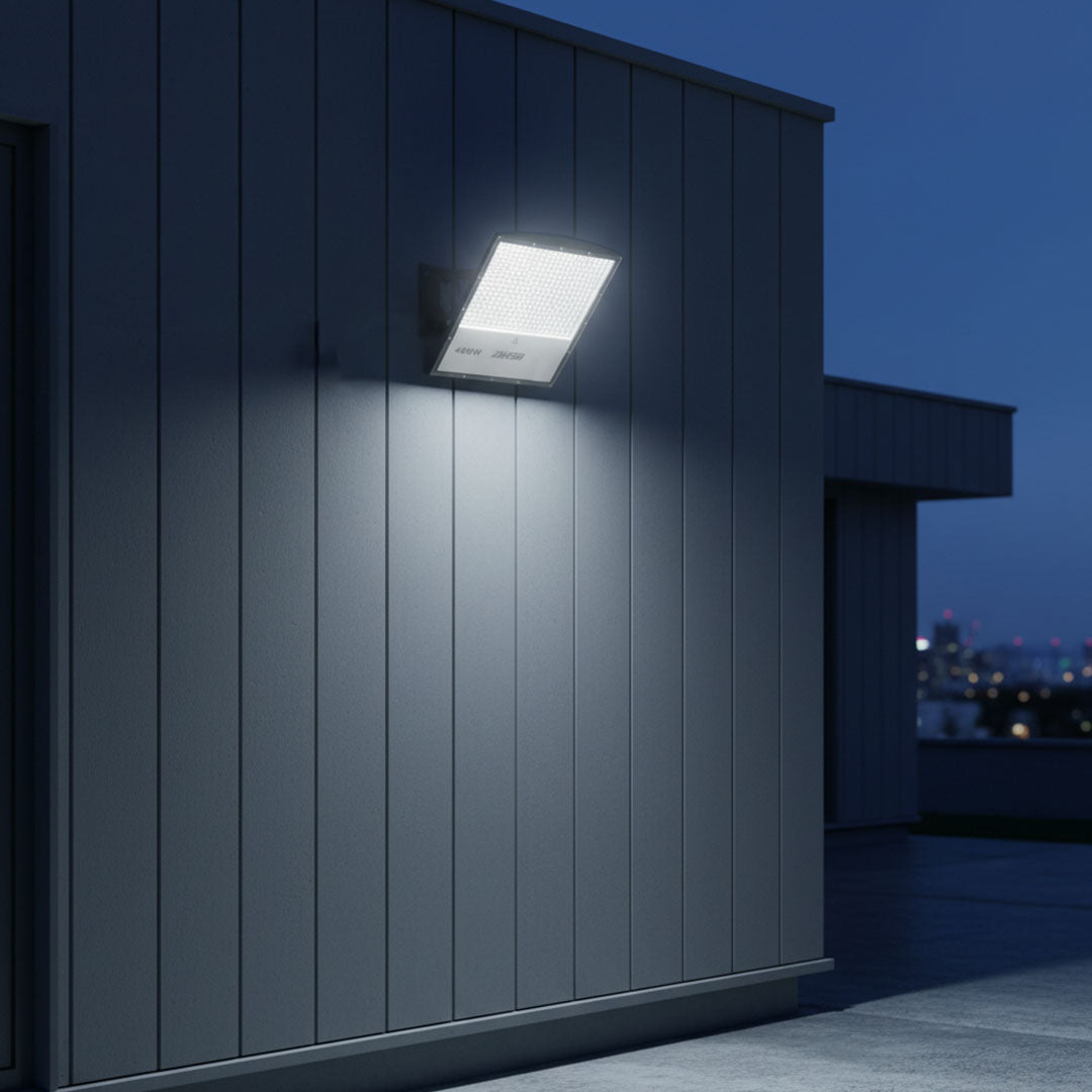 كشاف خارجي متحرك كهربائي شمسي ZINSA/FL316/400W/4500K