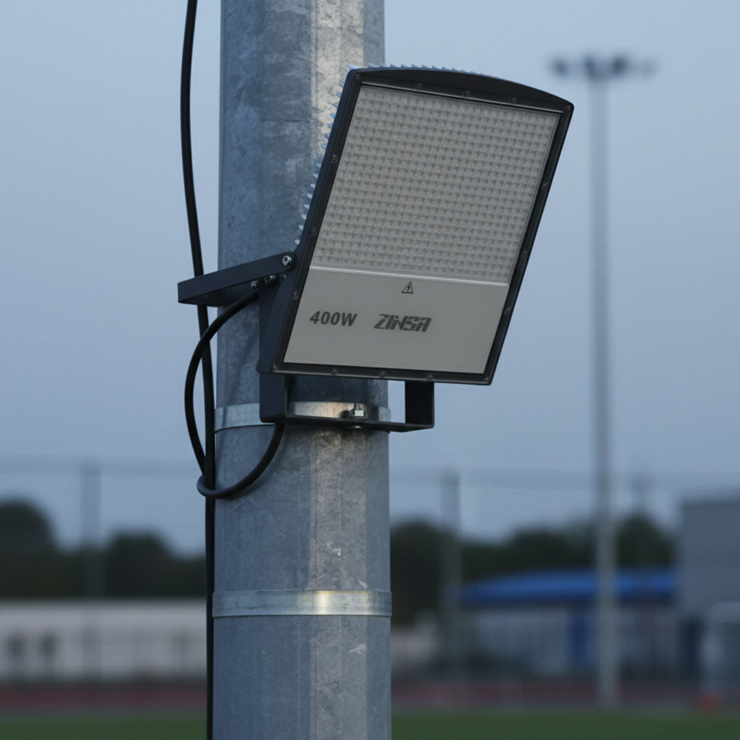 كشاف خارجي متحرك كهربائي ابيض ZINSA/FL316/400W/6500K